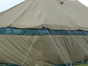 Military type hip tent 5m x 10m